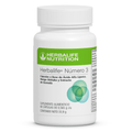 Botella de Herbalife Número 3 antes Cell Activator, cápsulas con ácido alfa-lipoico y extractos naturales.