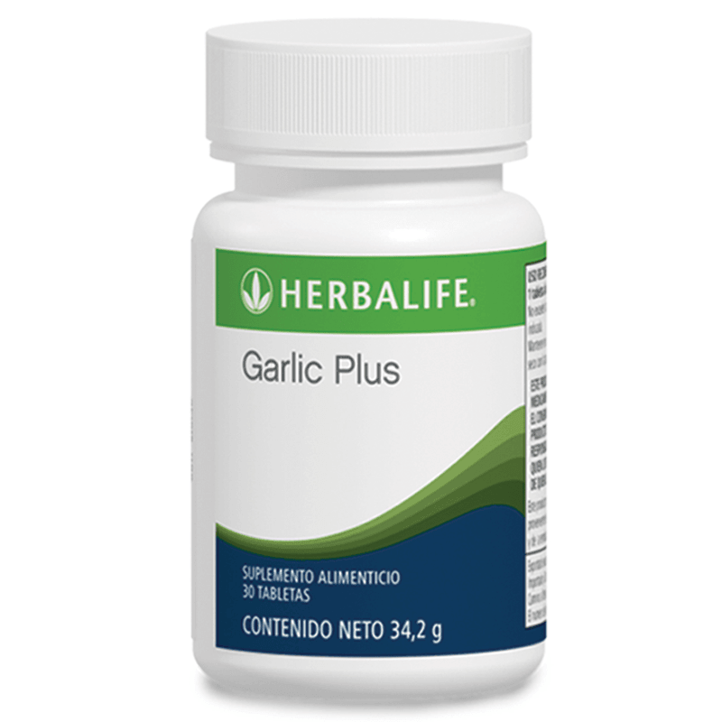 Heart & Blood Circulation Support | Garlic Plus bottle containing 30 tablets, 34.2 g for daily heart health.