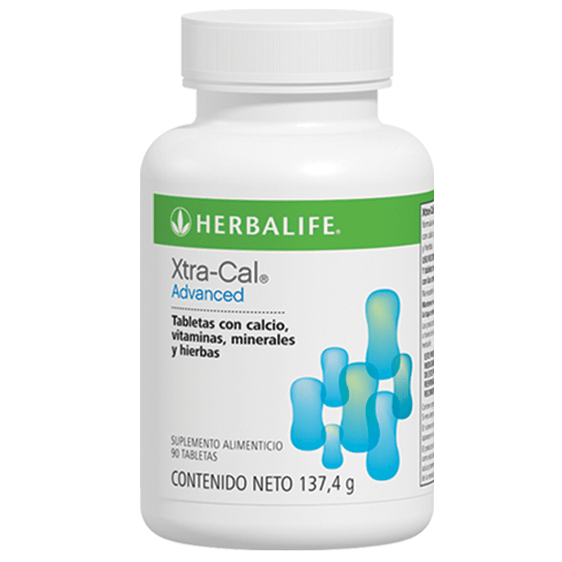 Xtra-Cal® Advanced Tabletas con Calcio, Vitaminas, Minerales y Hierbas, 90 tabletas para la salud ósea.