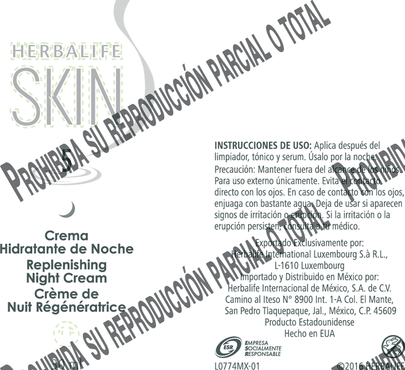 Herbalife SKIN Crema Hidratante de Noche para el cuidado facial nocturno