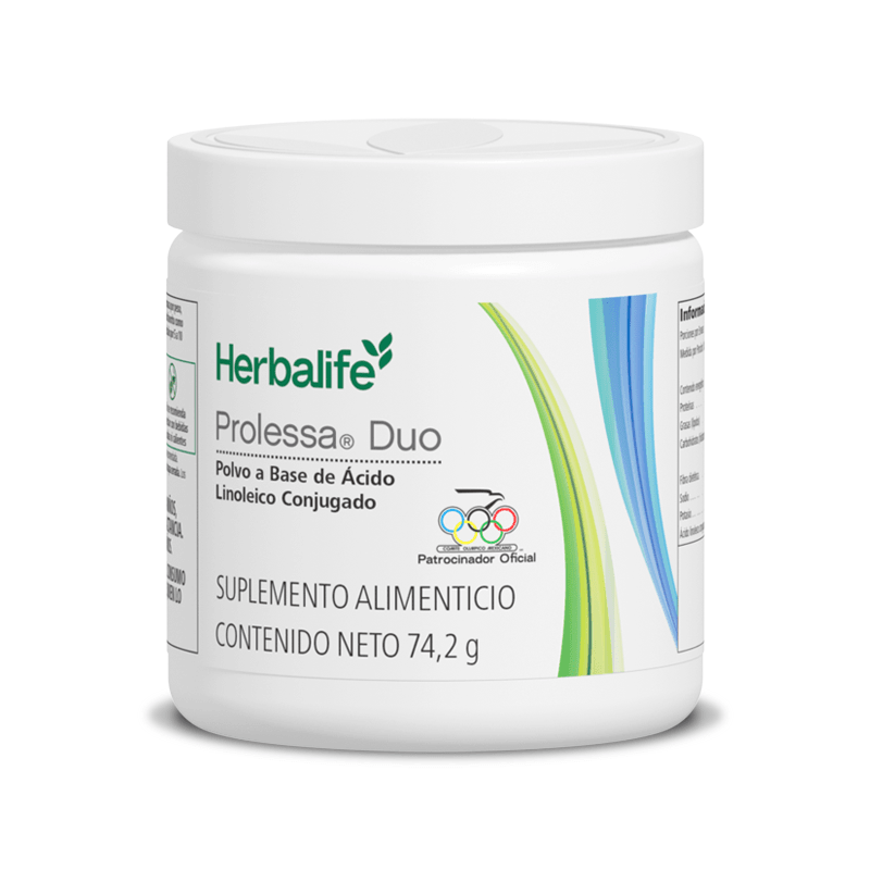 Prolessa® Duo: Suplemento para control de apetito y peso, envase de 74,2 g, mezcla en polvo de ácido linoleico conjugado.